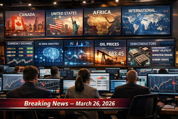 🌍 WBN Morning Brief – March 26, 2026: Nigeria Moves To Stabilize Currency Pressure