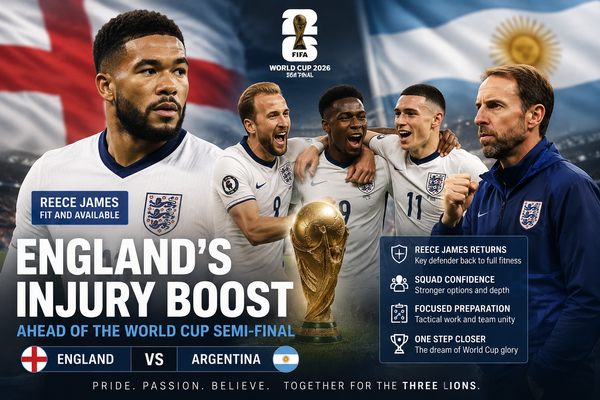 England Receive Timely Injury Boost Ahead of World Cup Semi-Final Showdown