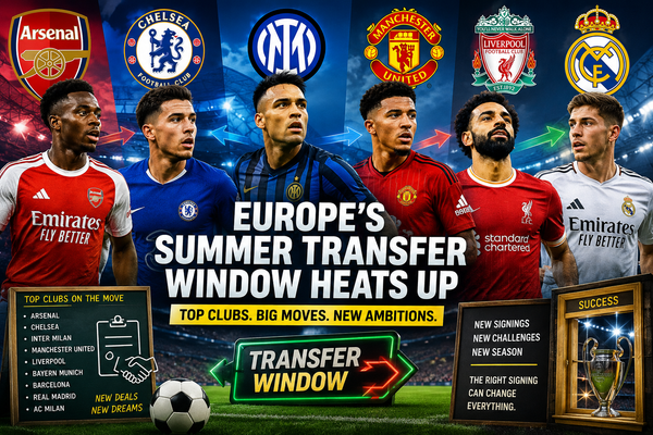 Transfer Market Heats Up as Europe's Giants Race to Strengthen Squads
