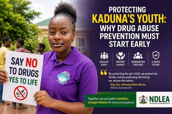 Protecting Kaduna’s Youth: Why Drug Abuse Prevention Must Start Early (Part-1)