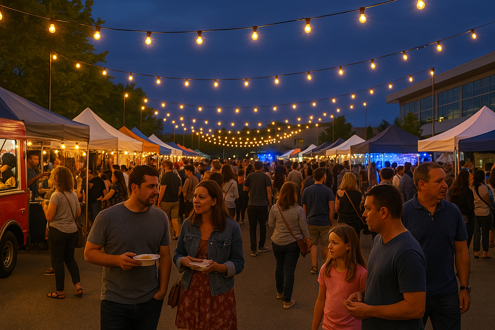 Langley Night Market Brings Food and Festivities to the Community