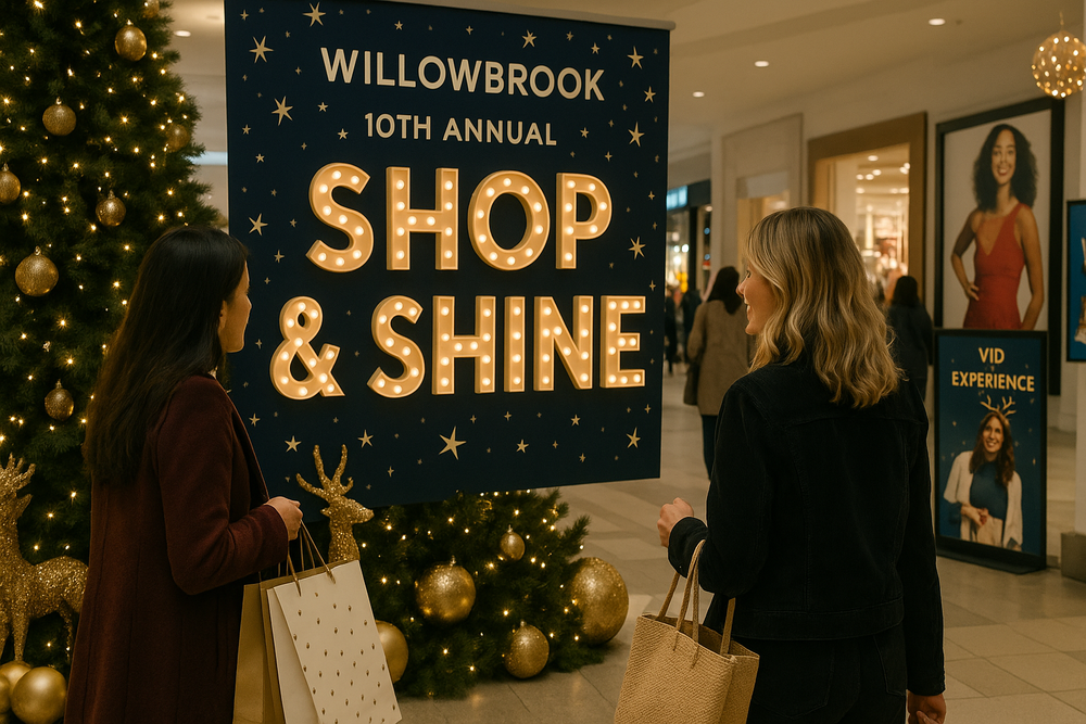 Get Ready to Shop and Shine at Willowbrook’s Holiday Charity Night