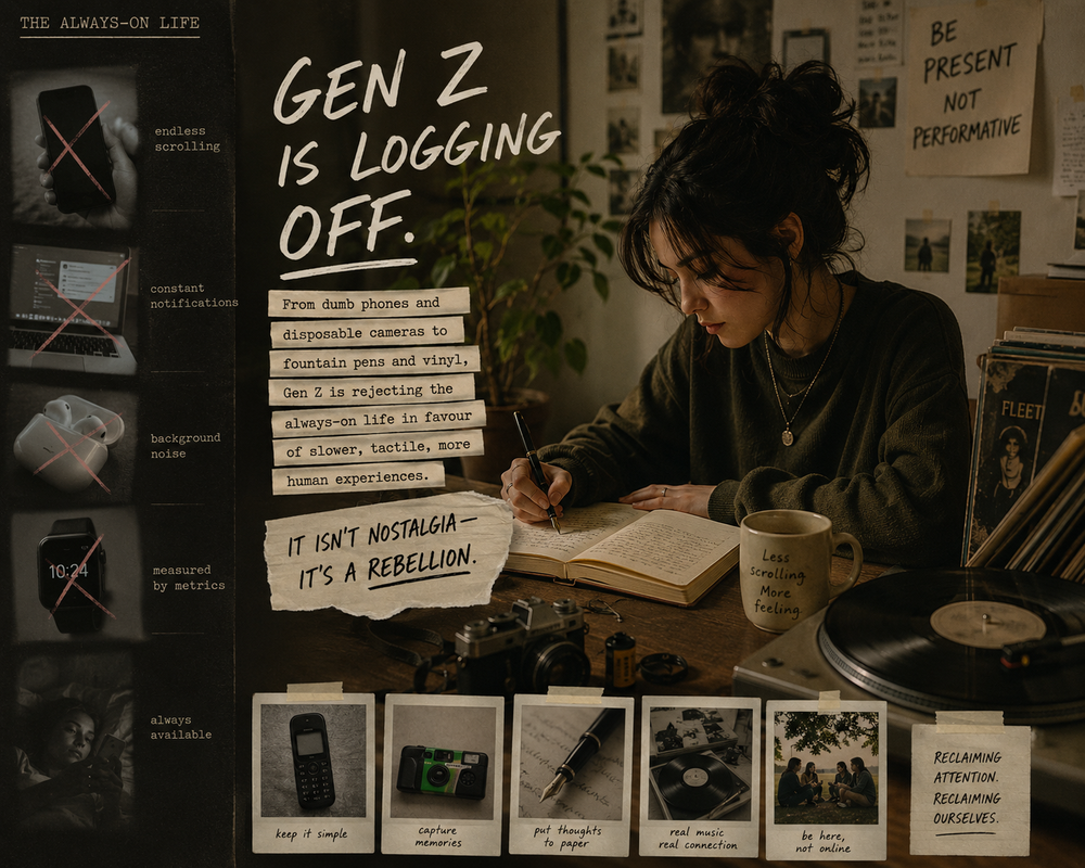 The Quiet Rebellion: Why Gen Z Is Choosing Analogue in a Digital World