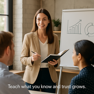 Teach What You Know and Watch Your Network Grow Fast