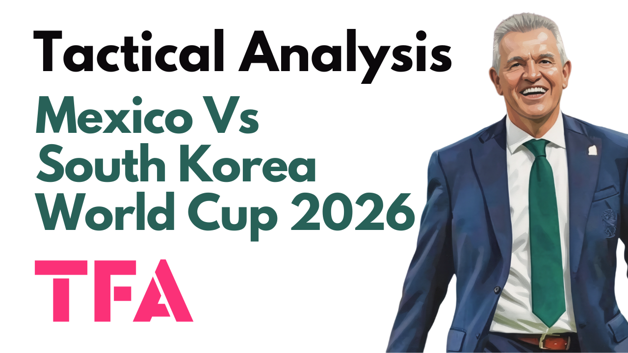 Mexico Vs South Korea [1–0] – FIFA World Cup 2026: Javier Aguirre Wing Play Tactics – Tactical Analysis