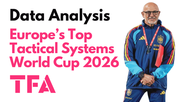 FIFA World Cup 2026: Comparing Europe's Top 5 Teams & Tactical Systems – Data Analysis