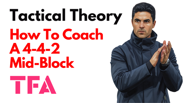 How To Coach 4-4-2 Mid-Block With Practical Rondo Examples - Tactical Theory