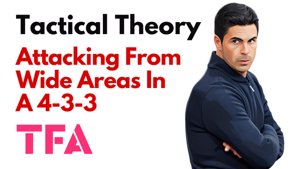 How To Coach Attacking From Wide Areas In A 4-3-3 Formation Using Fullback And Winger Combinations Like Mikel Arteta - Tactical Theory