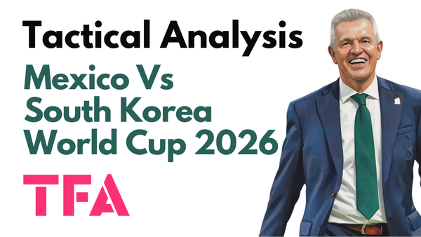 Mexico Vs South Korea [1–0] – FIFA World Cup 2026: Javier Aguirre Wing Play Tactics – Tactical Analysis