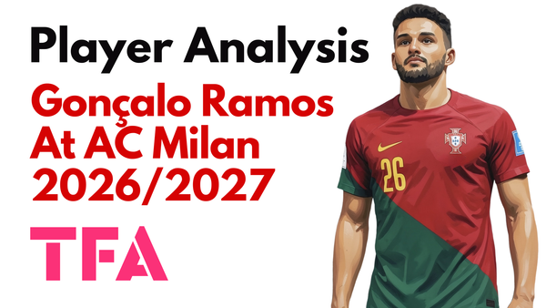 Gonçalo Ramos Scout Report At AC Milan 2026/2027: Rúben Amorim's New No. 9 – Player Analysis