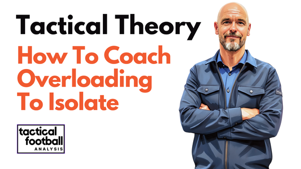 How To Coach Overloading To Isolate Like Erik ten Hag To Create Space - Tactical Theory