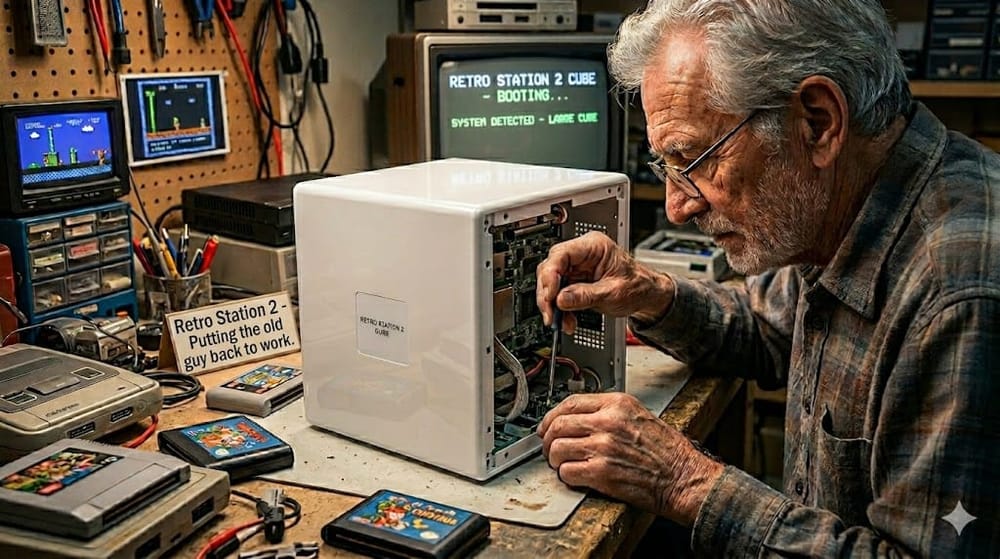 Retro Station 2-Putting the old guy back to work.