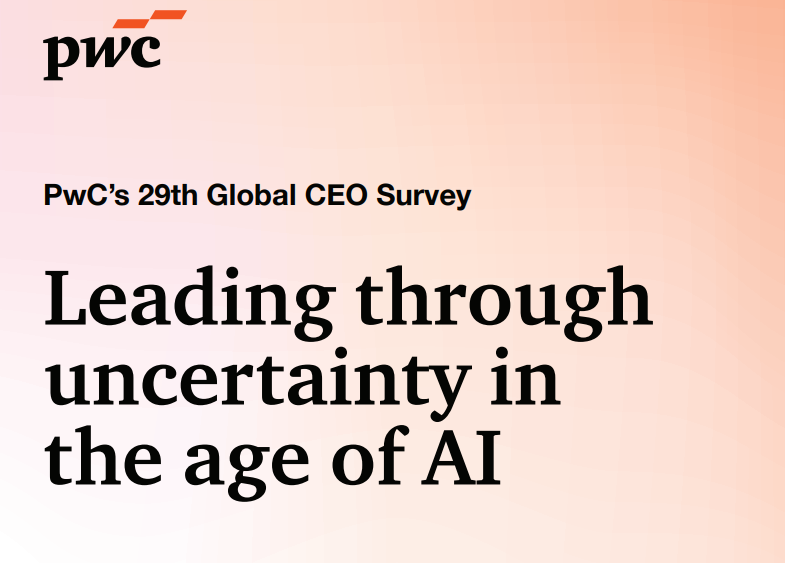 PwC Global CEO Survey: Just 30% of CEOs upbeat on revenue growth even as AI adoption rises