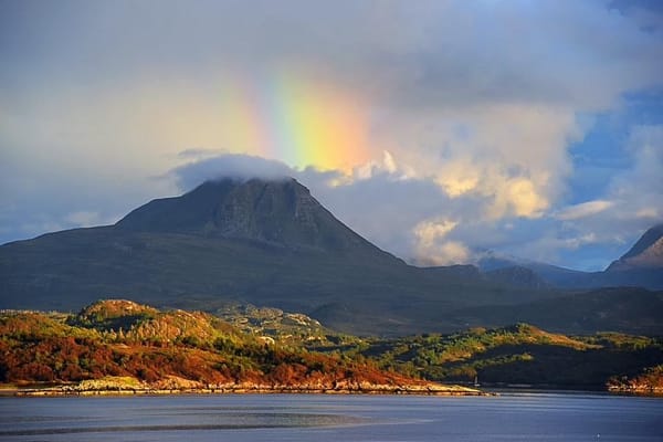 The Torridons seen across Loch Gairloch from Lonemore | Credit Ian Johnstone