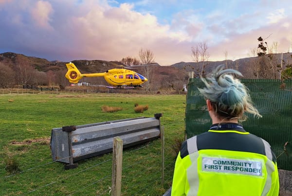 Gairloch's Community First Responders Off To A Flying Start