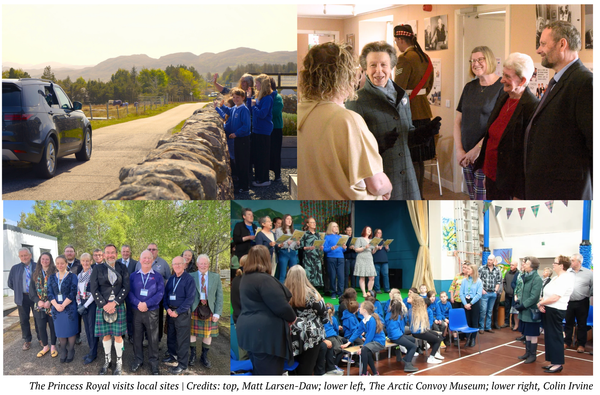 The Princess Royal Visits Wester Ross