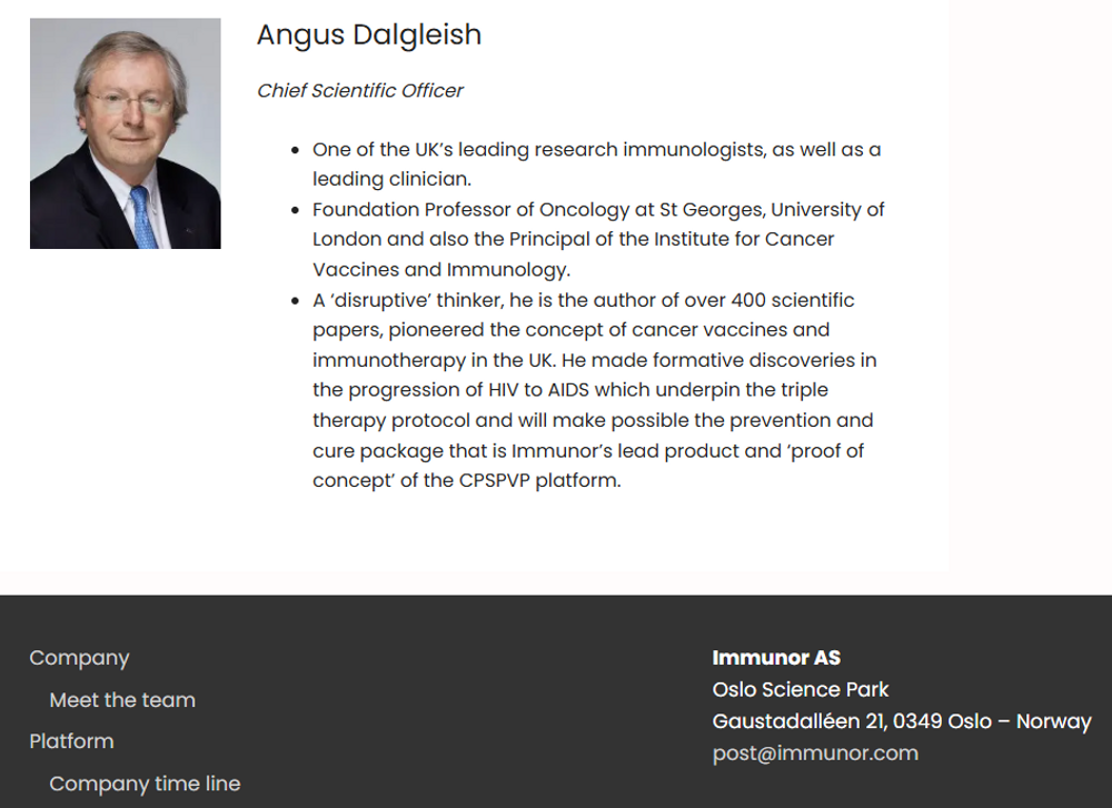 Academia is Broken: a case study of Prof Angus Dalgleish