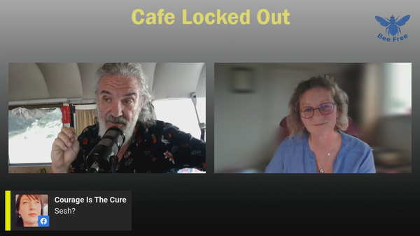 Yesterday I was interviewed by Cafe Locked Out's Michael Gray Griffiths