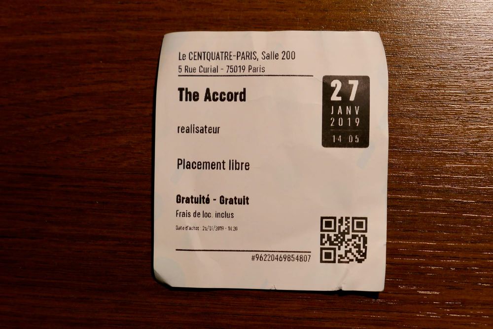 The Accord at the Objectif Aventure Film Festival in Paris