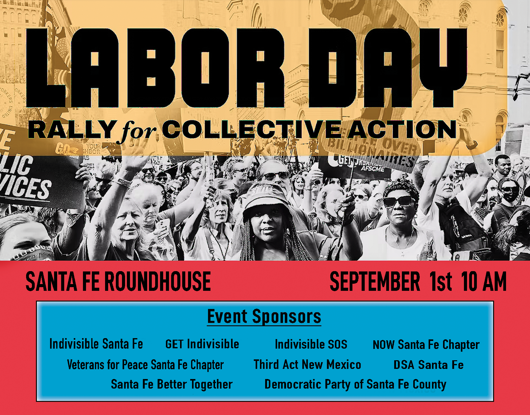 ISF lead sponsor for Labor Day Rally for Collective Action