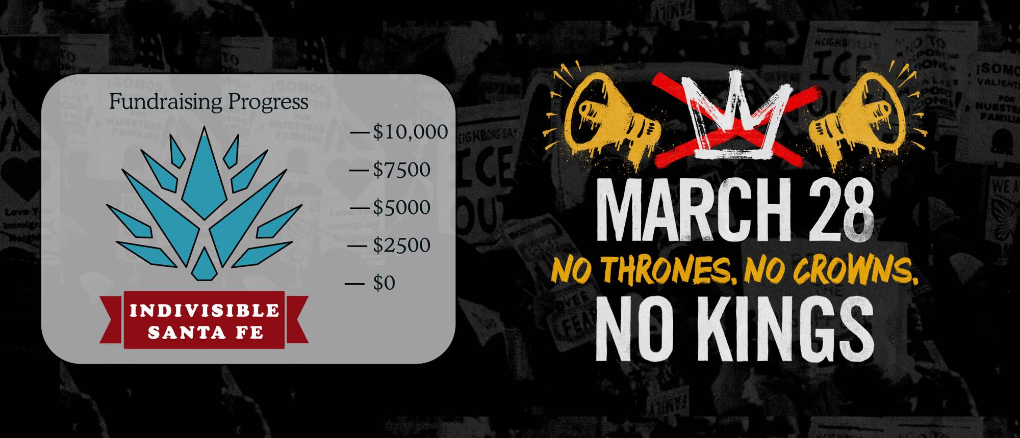 Donate! Be Fancy! Fight Fascism! Get some swag!