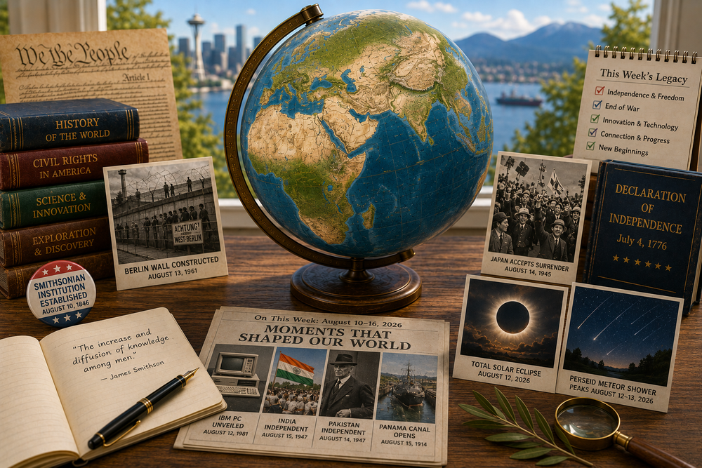 On This Week | August 10–16, 2026: Moments That Shaped Our World