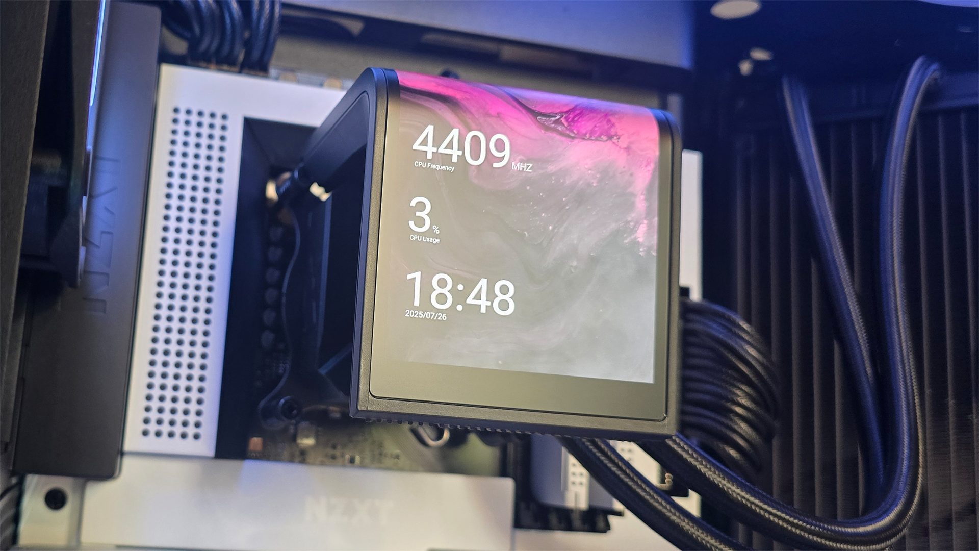 A Tryx Panorama SE ARGB 360 AIO in a PC.