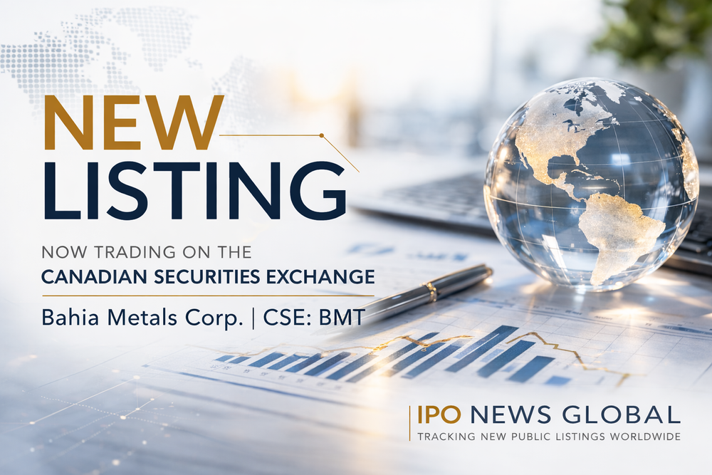 Bahia Metals Corp. Begins Trading on the Canadian Securities Exchange