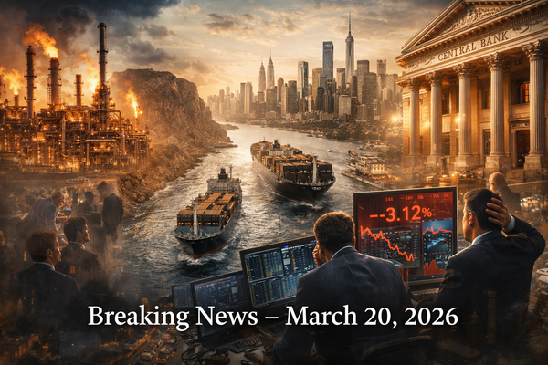 🌍 IPO Morning Brief – March 20, 2026: Oil Shock Reshapes Capital Flows As Markets Reprice Risk
