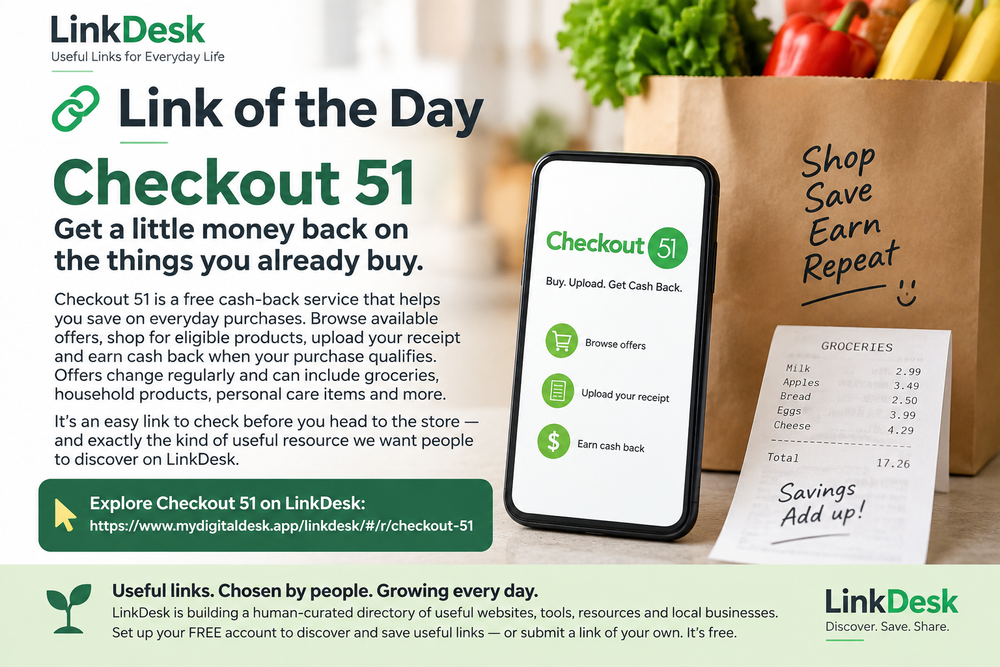 Link of the Day: Save Money With Checkout 51