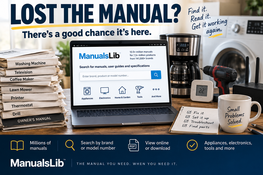 Link of the Day: Lost the Manual? There’s a Good Chance It’s Here