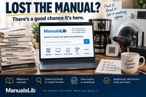 ManualsLib online library for finding product manuals and user guides.