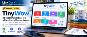 TinyWow browser tools for PDFs, images, video and file conversion.
