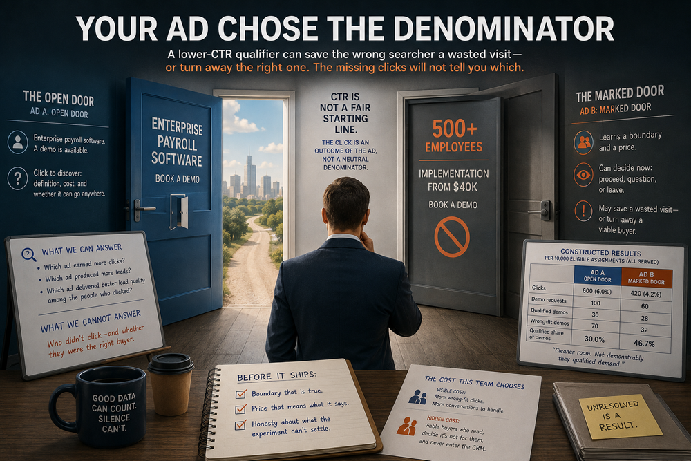Your ad chose the denominator