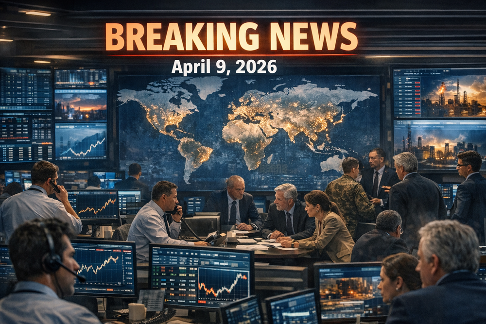 🌍 WBN Breaking News – April 9, 2026: Oil, Tariffs, and Fragile Growth Signal Global Economic Strain