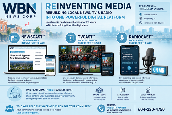 📰 WBN – May 6, 2026: ReInventing Media — How WBN Is Rebuilding Local News, TV & Radio Into One Digital Platform